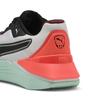 Trainingsschuh PUMA "Fuse 4.0 Sneakers Erwachsene", Gr. 42, weiß mint melt glowing rot schwarz ruby shimmer grün, Obermaterial: Textil, Synthetik; Futter: Textil; Innensohle: Textil; Laufsohle: Gummi, Schuhe