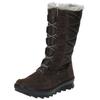 Schnürstiefel LEGERO "Legero Stiefel Veloursleder", Damen, Gr. 40, grau, Veloursleder, casual, Schuhe