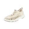 Sandale KEEN "Keen Wanderschuhe Textil", Gr. 39, beige (beige, weiß), Textil, casual, Schuhe