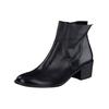 Stiefelette PAUL GREEN "Paul Green Stiefelette Glattleder", Damen, Gr. 38, schwarz, Glattleder, casual, Schuhe