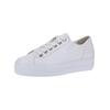 Sneaker PAUL GREEN "Paul Green Sneaker Glattleder", Damen, Gr. 40,5, weiß, Glattleder, casual, Schuhe