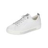 Sneaker REMONTE "Remonte Sneaker Glattleder", Damen, Gr. 42, weiß (weiß, silber), Glattleder, casual, Schuhe