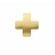 Kreuzkette ADELIA´S "Halskette - Kreuzkette mit Kreuz Anhänger aus 585 Gold", gold, Halsketten, Damen, Gelbgold 585-Gold, Gelbgold 585, Gold, Schmuckset mit bis 45 cm stufenlos verstellbarer 925 Silber Halskette