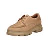Schnürschuh PAUL GREEN "Paul Green Halbschuhe Nubukleder", Damen, Gr. 38, braun (tan), Nubukleder, casual, Schuhe