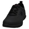 Keilsneaker BUGATTI, Herren, Gr. 45, schwarz, Lederimitat, unifarben, sportlich, Schuhe, Freizeitschuh, Halbschuh, Schnürschuh mit seitlichem Logo-Icon