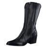 Stiefel PAUL GREEN "Paul Green Stiefel Glattleder", Damen, Gr. 38, schwarz, Glattleder, casual, Schuhe