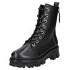 Schnürstiefelette PAUL GREEN "Paul Green Stiefelette Glattleder", Damen, Gr. 37,5, schwarz, Glattleder, casual, Schuhe