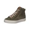 Sneaker PAUL GREEN "Paul Green Sneaker Nubukleder", Damen, Gr. 39, oliv, braun, Nubukleder, casual, Schuhe
