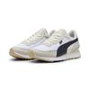 Sneaker PUMA "Road Rider Suede Sneakers Erwachsene", Gr. 39, blau (weiß new navy blau), Obermaterial: Synthetik, Textil, Leder;, Schuhe