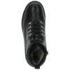 Schnürstiefelette CAPRICE "Caprice Stiefelette Leder", Damen, Gr. 40, schwarz (schwarz lack), Leder, casual, Schuhe