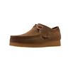 Schnürschuh CLARKS "Clarks Halbschuhe Veloursleder", Herren, Gr. 43, grün (oliv), Veloursleder, casual, Schuhe