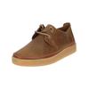 Schnürschuh CLARKS "Clarks Halbschuhe Leder", Herren, Gr. 42, braun, Leder, casual, Schuhe