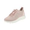 Sneaker GEOX "Geox Sneaker Veloursleder/Textil", Damen, Gr. 36, rosa (rose), Veloursleder, Textil, casual, Schuhe