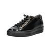 Sneaker PAUL GREEN "Paul Green Sneaker Leder", Damen, Gr. 40,5, schwarz (schwarz lack), Leder, casual, Schuhe