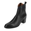Stiefelette EVERYBODY "Everybody Stiefelette Glattleder", Damen, Gr. 38, schwarz, Glattleder, casual, Schuhe