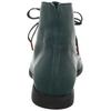 Schnürstiefelette THINK "Think Stiefelette Nappaleder", Damen, Gr. 37,5, blau (petrol), Nappaleder, casual, Schuhe