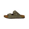 Hausschuh ROHDE "Rohde Hausschuhe Leder", Herren, Gr. 45, grün (olive), Leder, casual, Schuhe