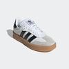 Sneaker ADIDAS ORIGINALS "SAMBA XLG", Gr. 39, weiß (cloud weiß, core schwarz, gum 3), Leder, Textil, sportlich, Schuhe, mit erhöhter Sohle und gepolsterter Zunge, Topseller