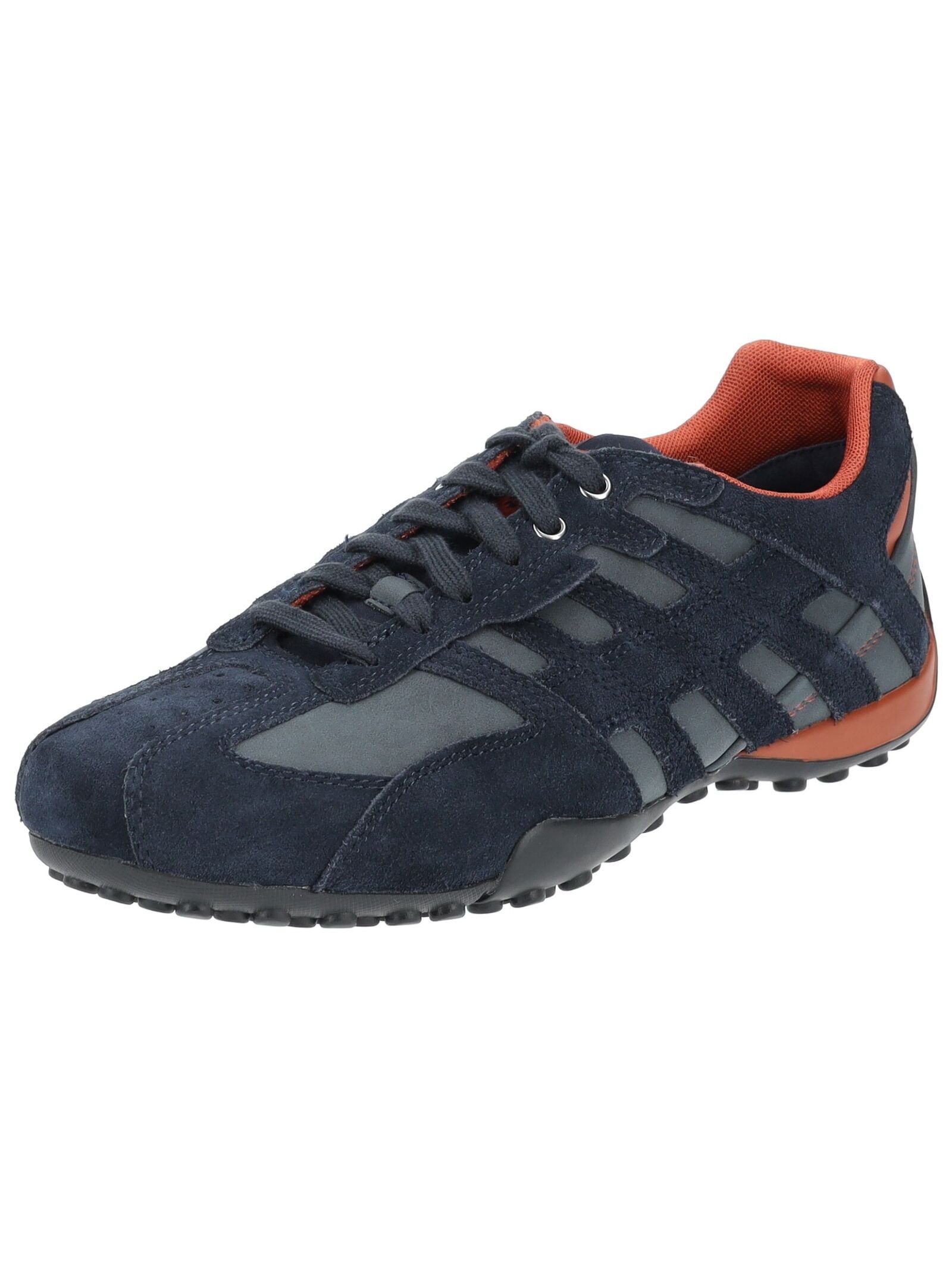 Sneaker GEOX "Geox Sneaker Veolurs/Textil/Synthetik", Herren, Gr. 41, blau (navy), Textil, Veloursleder, casual, Schuhe Image