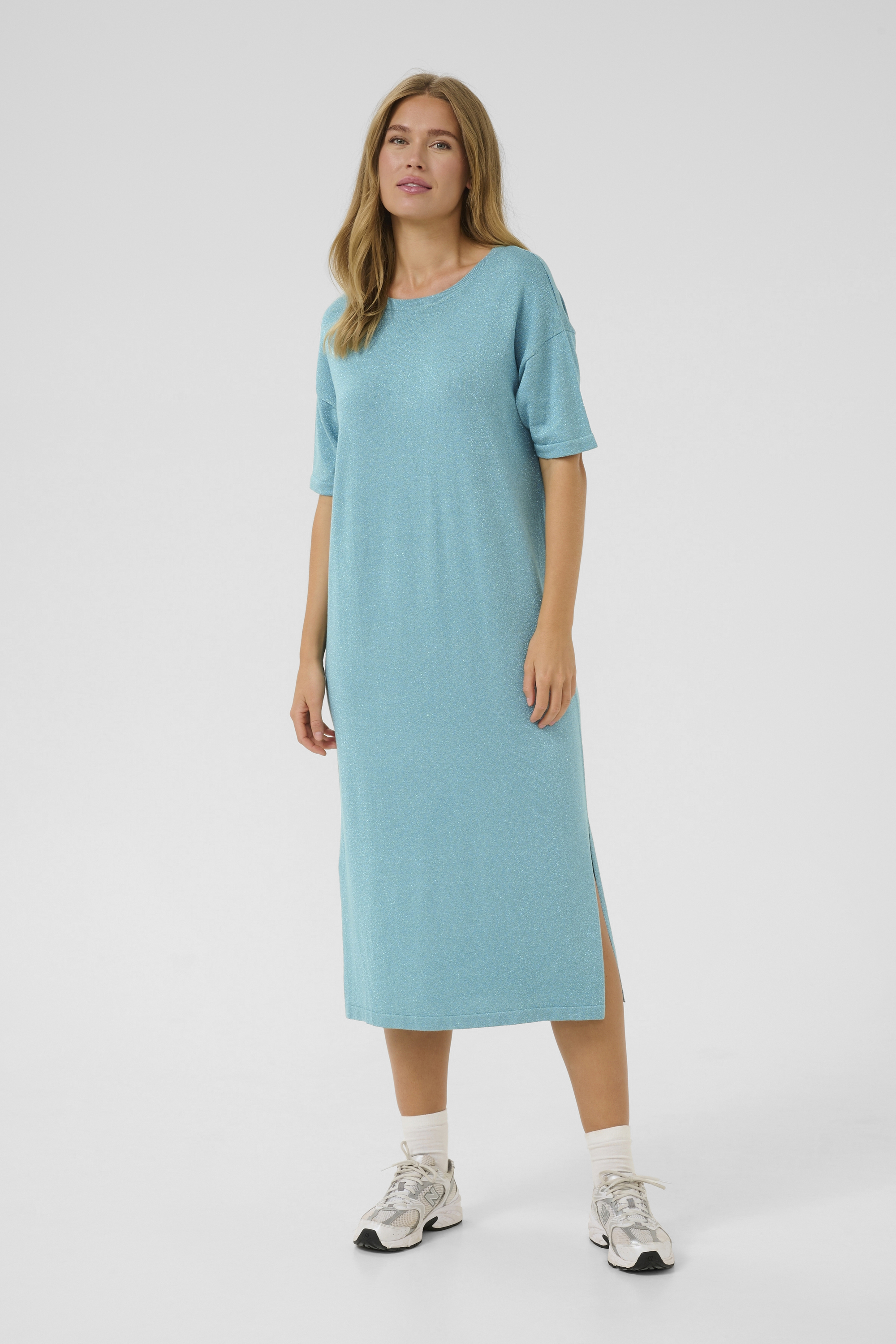 Kleid Loose fit Teal blue Image