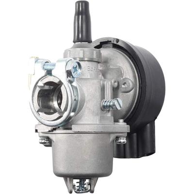 Vergaser für 49ccm, 60ccm, 66ccm, 80ccm 2-Takt-Motor, motorisiertes Fahrrad (Silber) Image