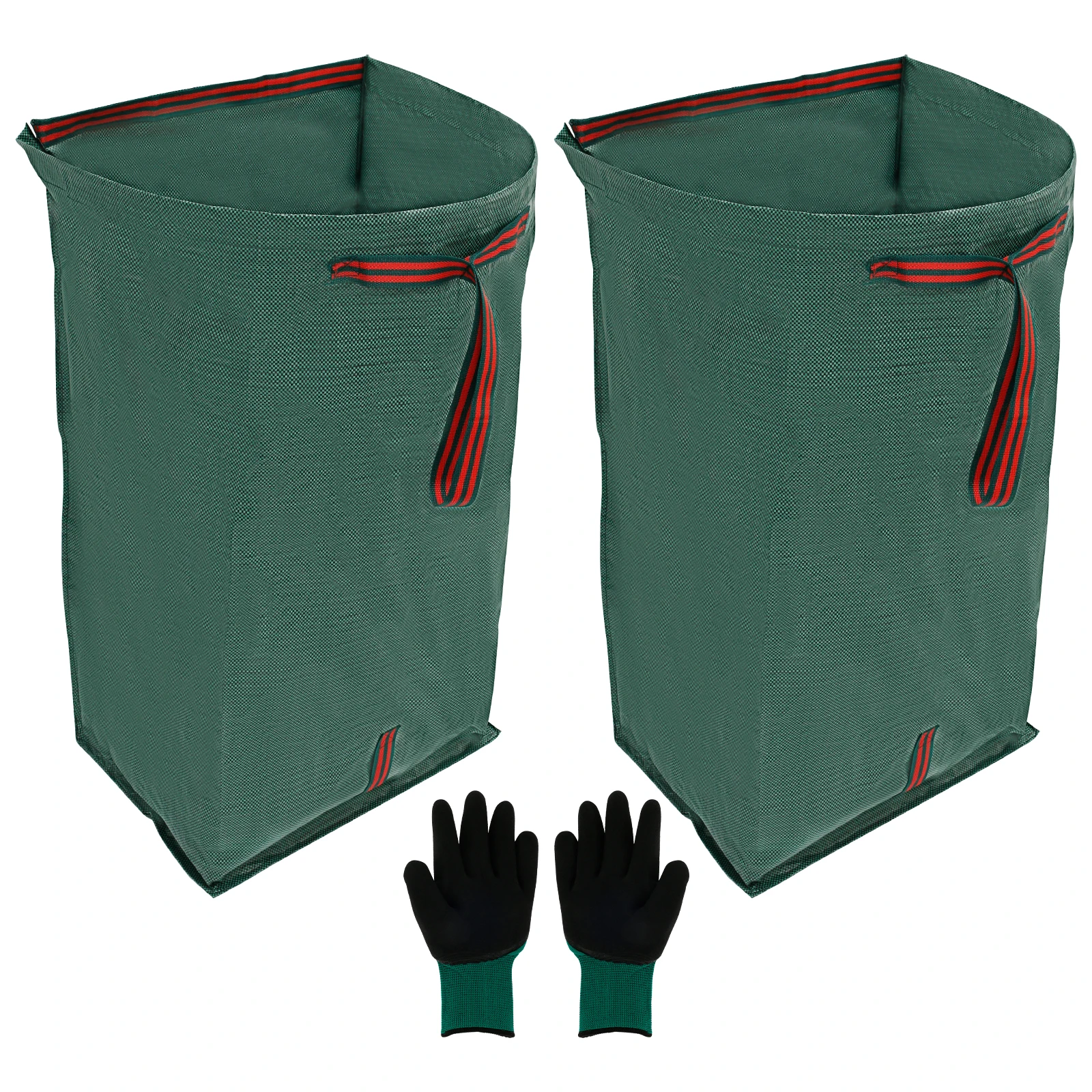 2PCS Hof Unkraut Sammlung Container Garten Blätter Blumen Lagerung Tasche 270L Große Kapazität Kehrschaufel Typ Yard Blatt Abfall Tasche Image