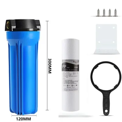 1-Stage Whole House Water Filter, with Iron Manganese Reducing Water Filter, for Well Water, Universal Housing