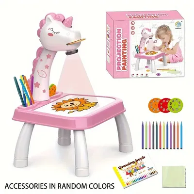 Unicorn Projection Drawing Table, Interactive To Stimulate Creativity, No Batteries Required -