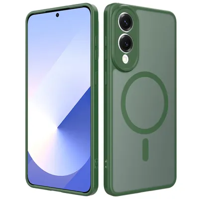Magnetische Hülle für Samsung S25edge Wireless Charging Covers Samsung S24 S25 Plus Ultra Kameraschutz Matte PC-Rückseite