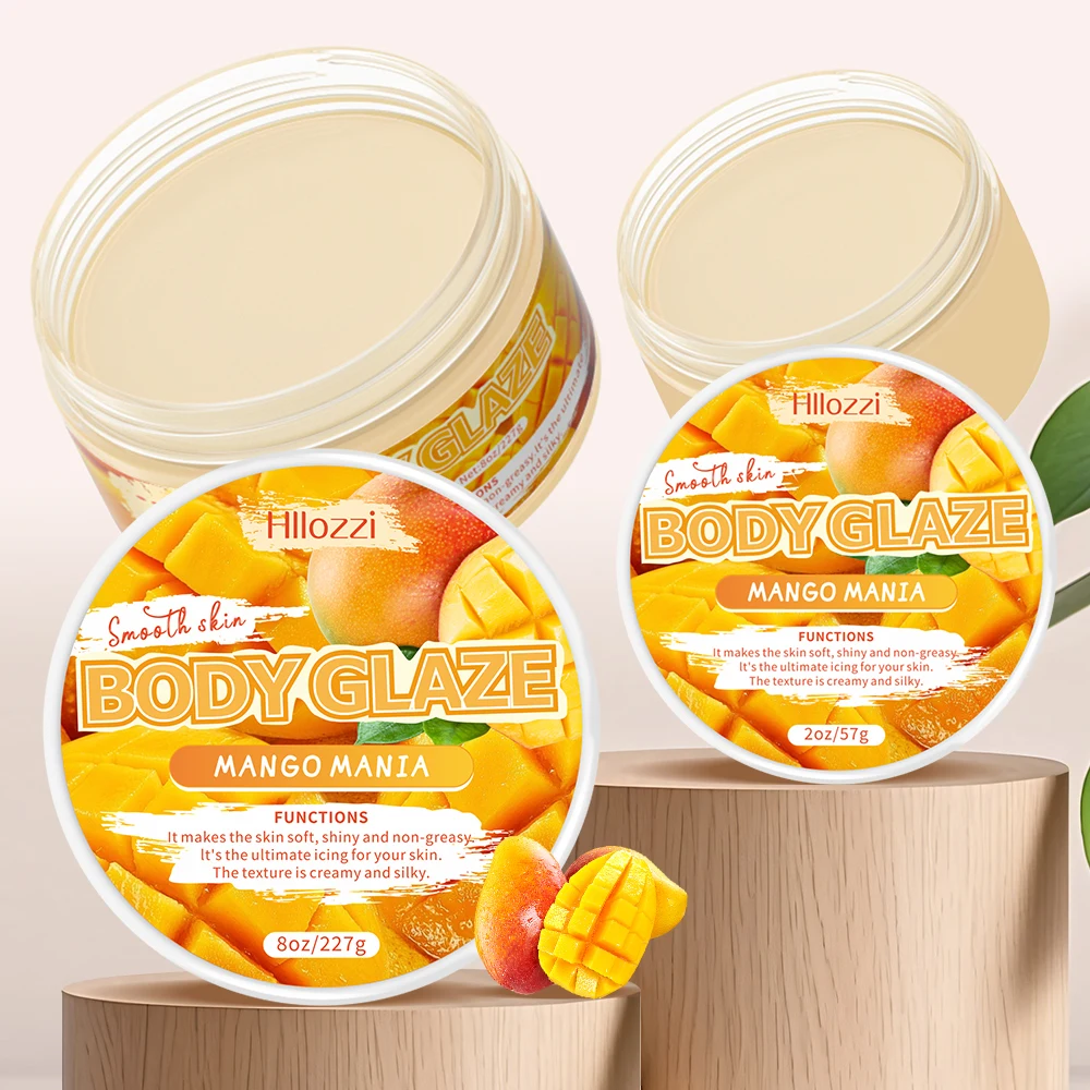 2oz/8oz Mango Mania Body Glaze Nourishing Moisturizing Skin Care Body Butter Refreshing Non-Fasy Body Oil Moisturizing Skin Lo Image