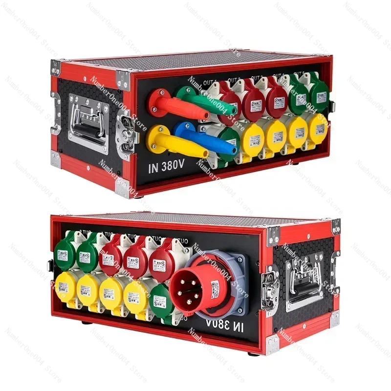 Bühnenbeleuchtung, Soundsystem, LED-Stromverteilerkasten mit großem Bildschirm, Direct Power Box, 10-Wege-Stromversorgung Image