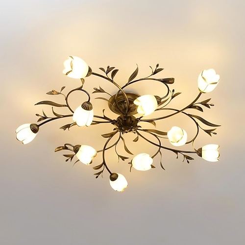 Lampada da soffitto a led bianco caldo, lampada da comodino per soggiorni, camere da letto, uffici