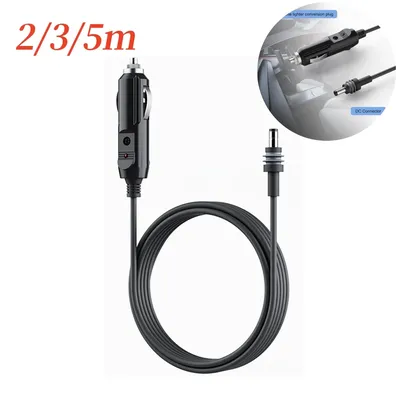 2/3/5M Electric Extension Power Cord for Starlink Mini 18AWG Electric Wire DC Vehicle Interface High-Speed Charging Power Cable