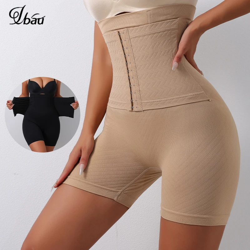 Ubau Damen-Höschen mit hoher Taille, starker Bauchkontrolle und Haken- und Ösenverschluss, Shaperwear, Taillentrainer, Gürtelhöschen Image