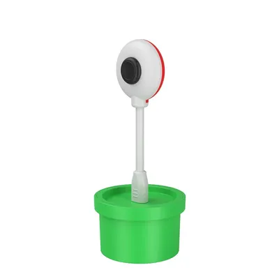 Compatible with the NS 2 console, a camera with a 1080P-degree wide-angle lens and a stand for adjustable angles.