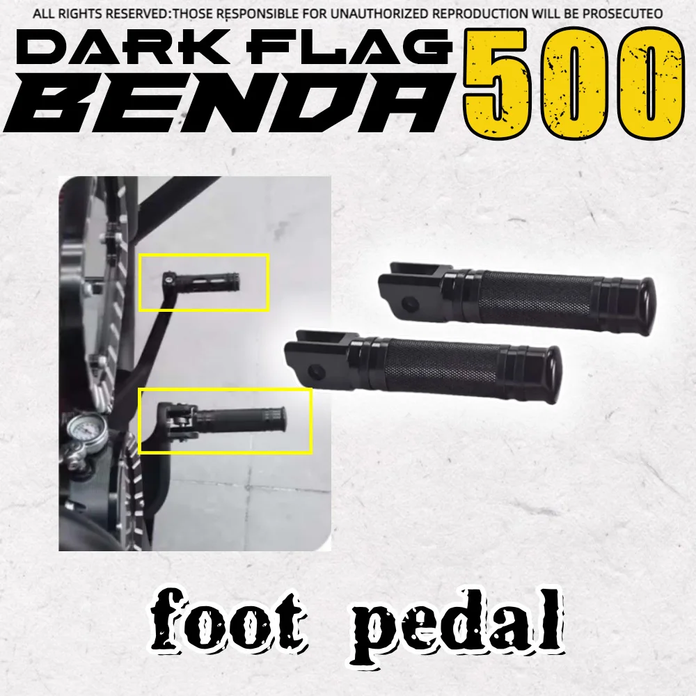 Für Benda Dark Flag 500 Darkflag 500 V4 Black Flag 500 modifiziertes vorderes Fußpedal aus Aluminiumlegierung Image