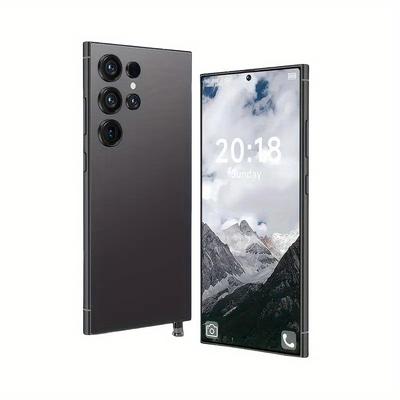 TEMU Unlock The Smartphone, A 17.27cm System Phone With 8+256gb, 13mp+50mp Cameras, 6800mah Battery, Built-in Pen, With Earphones, Phone Case, Screen Protector, An Ideal Birthday Gift Image