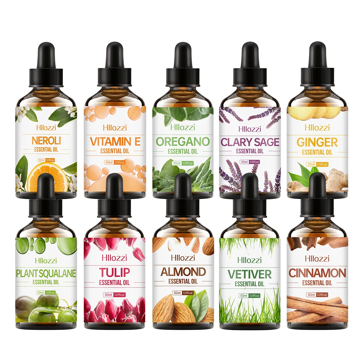 Huile essentielle de soin de la peau végétale, 30ml, huile essentielle extrait de plante, adaptée aux soins du corps, 59 types au choix