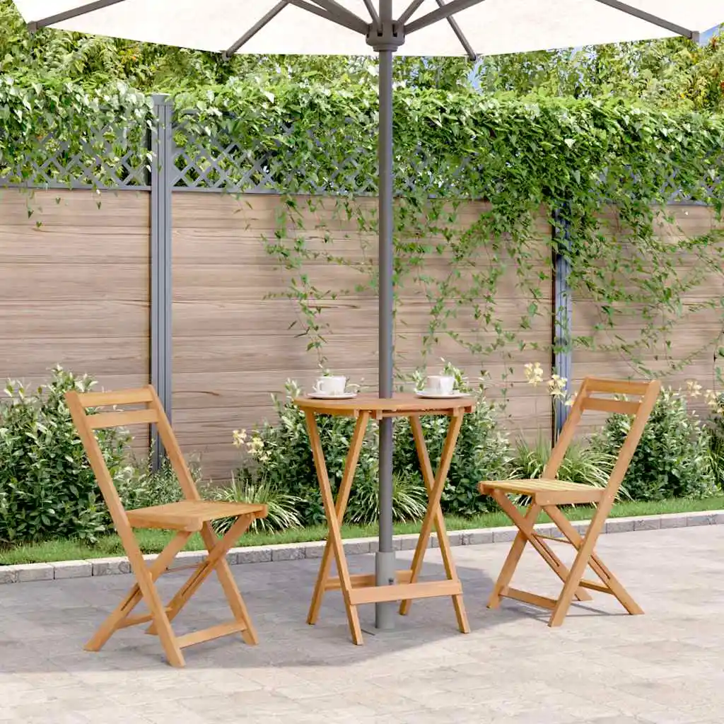 Table de jardin pliante 60x75 cm en bois d'acacia massif, Table de Patio de jardin extérieur, Table de pique-nique, décoration de mobilier d'extérieur