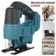 Makita Scie sauteuse électrique sans balais 900 W, scie sauteuse sans fil avec 3 vitesses réglables, outils électriques pour travaux de calcul, batterie 18 V