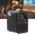 Proiettore intelligente per Android 10.0 Bluetooth 5.3 Schermo gigante da 200 pollici Nero 2GB 16GB Mini proiettore portatile 1080P per interni