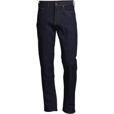 Stretch Denim Jeans, Traditional Fit, Men, size: 32, regular, Blue, Cotton-blend, by Lands' End