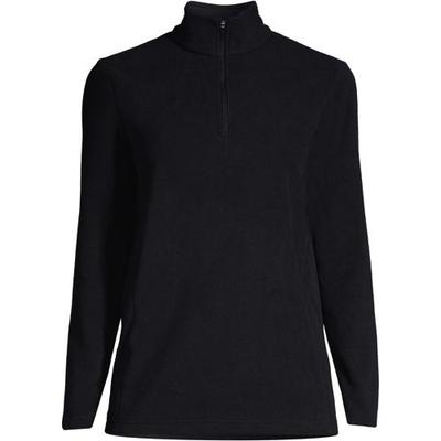 Anyweather™ Half Zip Fleece Top, Women, size: 28-30, plus, Black, Polyester, by Lands' End