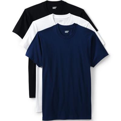Crew Neck T-shirt - 3-pack, Men, size: 50-52, regular, Misc, Cotton, by Lands' End