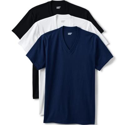 Tall V-neck Vest - 3-pack, Men, size: 50-52, big and tall, Misc, Cotton, by Lands' End