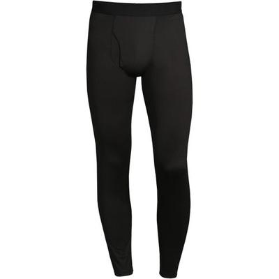 Tall Stretch Thermaskin Thermal Long Johns, Men, size: 36-38, big and tall, Black, Spandex/Poly-blend, by Lands' End