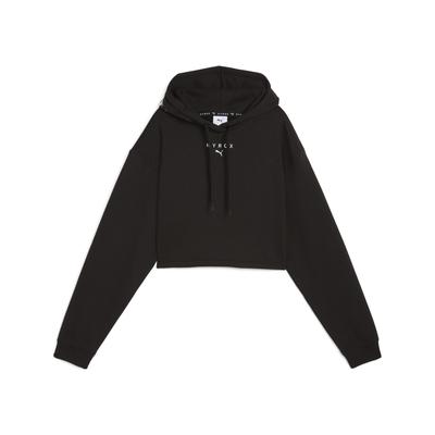 Sweatshirt PUMA "PUMA x HYROX Heavyweight Hoodie Damen", Damen, Gr. XL, schwarz, Obermaterial: 34% Polyester, 66% Baumwolle; Rippe: 3% Elasthan, 97% Baumwolle, normal, Rundhals, Langarm, Sweatshirts Image