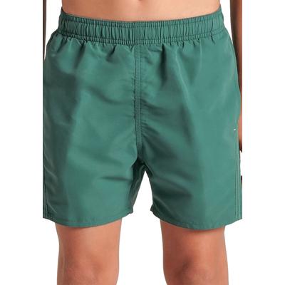 Badeshorts ARENA "FUNDAMENTALS ARENA LOGO JR BOXER R", Kinder, Gr. 164, N-Gr, mangrove, artic lime, Obermaterial: 100% Polyester, sportlich, Badehosen Image