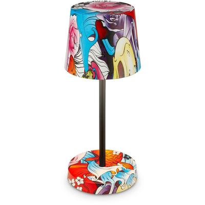 BRILONER LEUCHTEN Außen-Tischleuchte "BOJA LED Tischlampe", grafitti, Lampen Image
