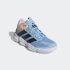 Handballschuh ADIDAS PERFORMANCE "COURT STABIL HALLENSCHUH", Gr. 38,5, cloud weiß, bright royal, team solar orange, Textil, Synthetik, sportlich, Schuhe, besonders geeignet für Handball und Volleyball